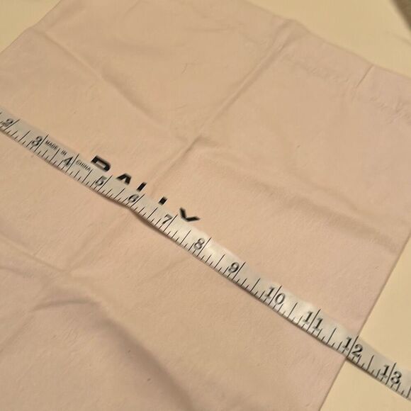 Bally Logo Dustbag White Drawstring Top Dust Cover Storage Gift Bag Travel - Picture 5 of 6